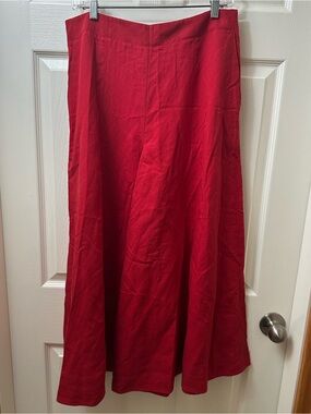 Club Monaco Wide Leg Linen Blend Pants Size 10 New!